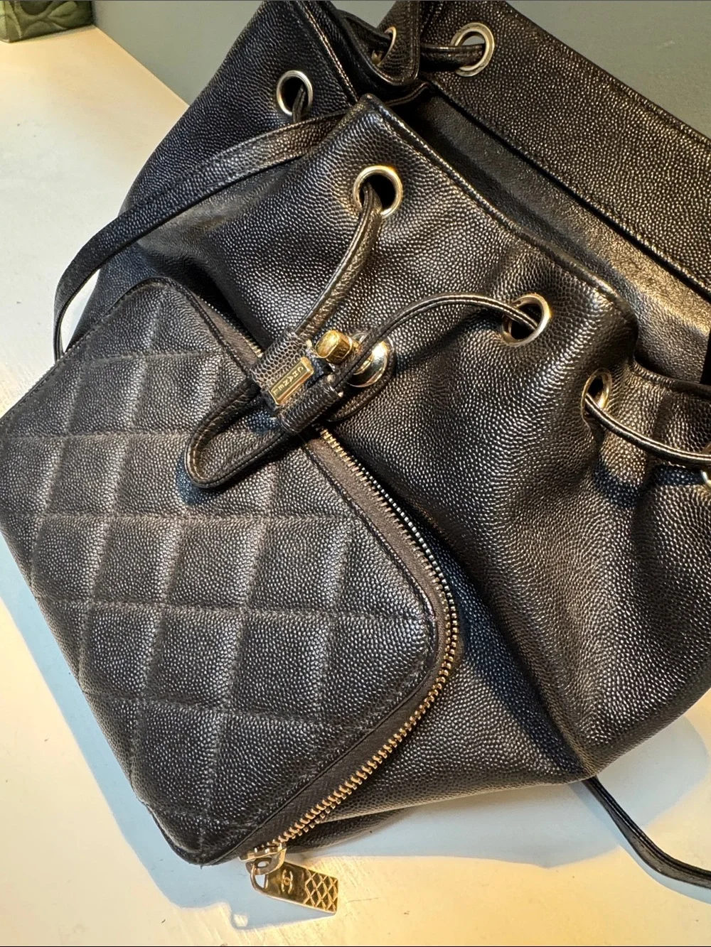 CHANEL affinity backpack